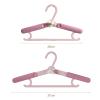 20pcs Plastic Non-Slip Baby Hangers, Kid Rack, Adjustable Infant Hanger for 0-18yrs Girl Boy, for Newborn Toddler Coat, Toddler view 2