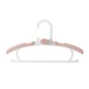 20pcs Baby Closet Hangers, Extendable Infant Rack, Newborn Non-Slip holrd, Adjustable Children Coat Hanger, for Girl Boy Toddler Kid (Color : Pink) view 1