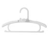 20pcs Baby Closet Hangers, Extendable Infant Rack, Newborn Non-Slip holrd, Adjustable Children Coat Hanger, for Girl Boy Toddler Kid (Color : White) view 1