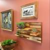 Floating Shelf - 24" x 18" Made from Reclaimed Wood - Shelving for Walls - Beautiful Plant Stand - Squared Corners view 1