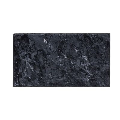 Serving Tray Marble Decorative Tray, Vanity Countertop Tray Rectangular Perfume Tray Bathroom Jewelry Tray Home Decor Decorative Trays (Color : Gray)