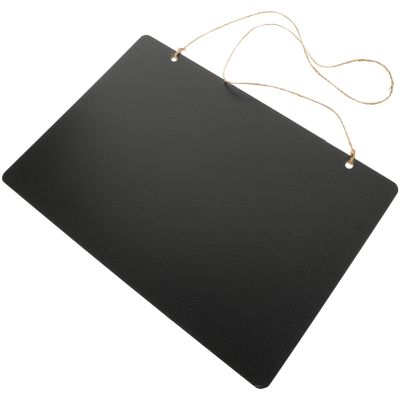 STOBOK Double-Sided Chalkboard Memo Board Sign for Wall Door Reusable Writing Decor Chalk Markers for Home Office and Shop Decoration