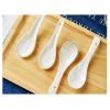 Bulk Spoons Set 10 Small Ceramic Soup Spoons, Simple Bone China Spoons, Bowls and Saucers Set Household Jingdezhen Tableware Spoons for Eating (Color : A) view 3