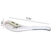 Bulk Spoons Set Bone China Ceramic Set Household Small Soup Spoon 10 Pieces Hand-painted Lotus Porcelain Soup Spoon Length 5.3 Inches Spoons for Eating view 2