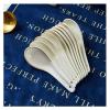 Bulk Spoons Set 10 Small Ceramic Soup Spoons, Simple Bone China Spoons, Bowls and Saucers Set Household Jingdezhen Tableware Spoons for Eating (Color : F) view 1