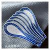 Bulk Spoons Set Spoon Ceramic Spoon Small Soup Spoon Jingdezhen Ceramic Soup Spoon Blue and White Exquisite Spoon Household Soup Long Handle Spoons for Eating (Color : A) view 2