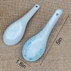 Bulk Spoons Set 10-piece Ceramic Spoon Small Spoon Household Rice Spoon Creative Cute Porcelain Soup Spoon 5 Inches Long Spoons for Eating view 2