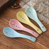 Bulk Spoons Set 10 Pcs Ceramic Spoons Household Large Spoons Rice Spoons Spoons Soup Porridge Spoons Small Spoons Kitchen Tableware Spoons for Eating (Color : Green) view 3