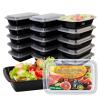 Ezalia 15 Pack- Meal Prep Containers 32oz, Plastic Food Prep Containers Reusable, Leakproof To Go Food Containers with Lids, BPA-Free, Microwave/Dishwasher/Freezer Safe view 1