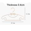 20 Pack Kids Hangers Plastic, Stackable Baby Hangers, Ultra Thin No Slip Infant Nursery Clothes holrd, for Boys & Girls Closet view 2