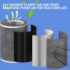 HP201 HEPA Replacement Filter Compatible with Shark HP201 HP202 HP301 HP302 UA205 AP1000 HC501 HC502 Air Cleaner Purifier MAX, Compare to # HE2FKBASMB & HE2FKBAS 2 Pack view 2