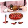 UPKOCH 20pcs Cute Duck Ceramic Chopstick Holders Animal Shaped Racks for Dining Table Decor Chopsticks Rest for Fork and Spoon for Home and Restaurant Use view 4