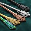 48 Piece Rose Gold Silverware Set for 12 Palace Flatware Sets With Relief Decoration Stainless Steel Kitchen Restaurant Wedding Cutlery Utensils Knifes Forks and Spoons Set view 2