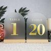 Frosted Blank Arch Acrylic Sign with Wooden Stands - 10 Pack DIY Customizable Sign Kit for Wedding Table Numbers, Restaurant Party Bridal Shower (5x7 Inch) view 4