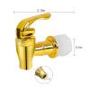 Spigot for Beverage Dispenser, 2 Pack Gold Spout for Drink Dispenser, Push Style Faucet for Beverage Dispenser Spigot Replacement Glass Water Dispenser Spout view 4