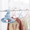 20 Pack Plastic Baby Hangers, Kids Closet Rack, Non-Slip Baby holrd with Hook, for Children, Infants, Nurseries and Young Children,Space Saving (Color : Green) view 4