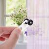 Housoutil 100pcs Curtain Track Roller Sliding Wheel for Straight Curved Tracks Smooth for Shower and Household Curtains view 3
