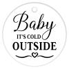 Christmas Ceramic Ornament Baby Its Cold Outside Christmas Ornament Keepsake Farmhouse Christmas Decorations Keepsake Funny Christmas Hanging Tree Decor Ornament view 4