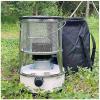 Xrdbfd Universal Kerosene Stove Heater, Portable Kerosene Stove Burner, Space Heater, Camping Oil Paraffin Heater, Indoor and Outdoor Kerosene Stoves,6Lwhite view 2