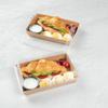 Restaurantware LIDS ONLY: Matsuri Vision Lids For Medium Sushi Trays 100 Dome Lids For Sushi Boxes - Containers Sold Separately Disposable Clear Plastic Lids For Sushi Containers For Take Outs view 4