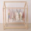 LXBAMKEA Child Coat Rack Stand Clothes Rack Stand, Home Clothing Store Display Stands, Kids Garment Dress Scarves Storage Holder, Bedroom Kindergarten Playroom Organizer, Stable view 2