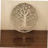 DECHOUS Rural Style Pendant Wooden Hanging Decor Tree Design Wall Art for Living Room Garden Unique Craft Wall Decor Simple Installation for Charming Atmosphere view 3