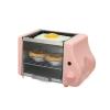 Baking Birthday Cake Tools Mini Electric Oven Roast Grill Toaster Cake Bread Maker Steak Fried Eggs Omelette Frying Pan Timer Breakfast Machine (Color : Pink) view 4