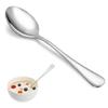 24 Pcs Dinner Spoon Set,Premium Food Grade Stainless Steel Spoons,Durable Metal Spoon,Tablespoon,Spoons Silverware Only,Mirror Finish & Dishwasher Safe,Use for Home,Kitchen and Restaurant - 7.3 inch view 1