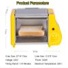 Baking Birthday Cake Tools Mini Electric Oven Roast Grill Toaster Cake Bread Maker Steak Fried Eggs Omelette Frying Pan Timer Breakfast Machine (Color : Yellow) view 3