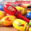 Yunsailing 24 Pcs Mini Wooden Fiesta Maracas 6 Designs Noisemaker for Mexican Fiesta, Mexican Party Supplies, Cinco De Mayo Party Favors, Carnivals, Musical Fun, Birthday Party, Taco Tuesday view 2