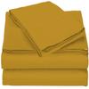 4 Piece RV Sheets Set, Luxury Breathable & Cooling Sheets Sheets 1000 Thread Count 100% Egyptian Cotton, 12 Inch Deep Pocket Full Size (54"X75"), Golden view 1