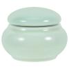 Luxshiny Mini Ceramic Cosmetic Jar with Lid Travel Makeup Sealed Bottle for Cream Rouge Lotion Tea Leaf Portable Refillable Container 1.81 X 1.81 X 1.37 in view 1