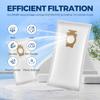 15 Pack 204814 Vacuum Bags Replacement for Kirby, Micron Magic Plus HEPA Filter Bags Compatible with Kirby Avalir/Sentria/Ultimate G Series Replaces F-Style & Twist-Style 204811 205811 204808 view 2