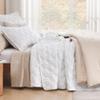 Litanika Oversized King Bedspreads 128x120 Quilt Set - 3 Piece White Lightweight Comforter Coverlets Bedding Cover Bed Decor All Season(Super King Plus - 1 Quilt, 2 Pillowcases) view 3