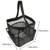 DECHOUS Unisex Mesh Storage Bag Portable Toiletry Bag Large Travel Shower for Bathroom view 2