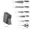 NANFANG BROTHERS Knife Sets for Kitchen with Block, Damascus Kitchen Knife Set with Block, ABS Ergonomic Handle for Chef Knife Set and Kitchen Shear view 3