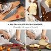 NANFANG BROTHERS Knife Sets for Kitchen with Block, Damascus Kitchen Knife Set with Block, ABS Ergonomic Handle for Chef Knife Set and Kitchen Shear view 4