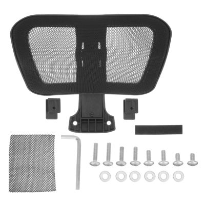 LIOOBO Office Chair Headrest Attachment Chair Head Rest Cushion Adjustable Head Neck Support Pillow Black Universal Headrest Clamp Support Neck Rest 1Pc