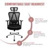 LIOOBO Office Chair Headrest Attachment Chair Head Rest Cushion Adjustable Head Neck Support Pillow Black Universal Headrest Clamp Support Neck Rest 1Pc view 4