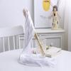 100PCS Ribbon Stick Wands Wedding Streamers with Silk Fairy Stick Wand for Wedding Party Baby Shower Send Off Party Activities Holiday Celebration Favors (White-100PCS) view 2