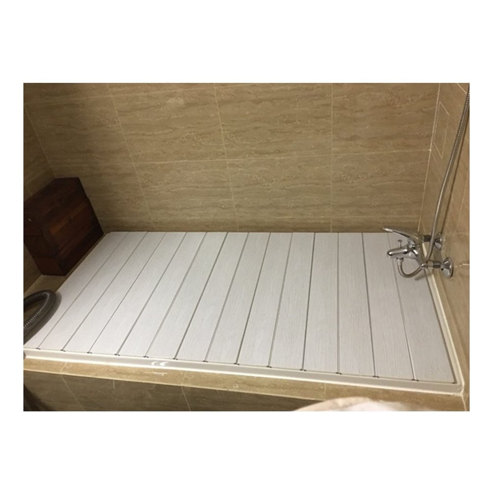Bathtub Trays Multifunctional PVC Bathtub Cover Bathtub Tray, Folding Dustproof and Waterproof Bathtub Insulation Board, for Bathtub Widths 66cm/70cm/75cm/80cm (Size : 75x150x0.65cm)