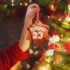 Basketball Christmas Ornaments 2022 Snack Ball Christmas Tree Ornaments Sport Personalized Christmas Ornaments Holiday Christmas Keepsake New Year Gifts for Basketball Lover, 3 Inch view 4
