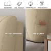 ZZYK Headboard Cushion Wall Pillow Linen Reading Lumbar Pad Bed Backrest Breathable Bloster Removable Washable Headboard Cover for Sofa Bunk Bed Home Bedroom Full Size,B,No headboard 78.7"/200cm view 3