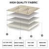 ZZYK Headboard Cushion Wall Pillow Linen Reading Lumbar Pad Bed Backrest Breathable Bloster Removable Washable Headboard Cover for Sofa Bunk Bed Home Bedroom Full Size,B,No headboard 78.7"/200cm view 4