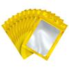 jweemax Reusable Self Sealing Bag with Clear Window Hang Hole for Jewelry Display Decoration Packaging 50pcs view 1