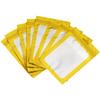 jweemax Reusable Self Sealing Bag with Clear Window Hang Hole for Jewelry Display Decoration Packaging 50pcs view 3