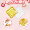 400 Pcs Clear Mini Cupcake Dessert Containers with Lids Wedding Individual Cupcake Box Plastic Cup Cake Single Mooncake Boxes Disposable Holders for Wedding Birthday Party(2.95 x 2.64 x 1.34 Inch) view 3