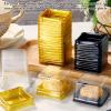 400 Pcs Clear Mini Cupcake Dessert Containers with Lids Wedding Individual Cupcake Box Plastic Cup Cake Single Mooncake Boxes Disposable Holders for Wedding Birthday Party(2.95 x 2.64 x 1.34 Inch) view 4