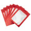 jweemax Reusable Self Sealing Bag with Clear Window Hang Hole for Jewelry Display Decoration Packaging 50pcs view 2