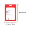 jweemax Reusable Self Sealing Bag with Clear Window Hang Hole for Jewelry Display Decoration Packaging 50pcs view 4